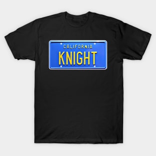 Knight Rider KITT Car License Plate T-Shirt